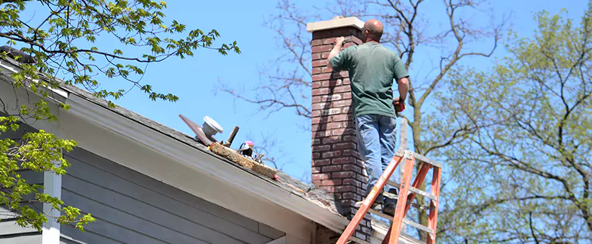 Vinyl and PVC Chimney Flashing Installation in Wentzville, MO
