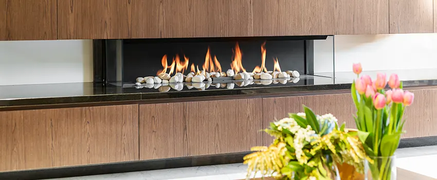 Double-height Fireplace Design Refurbishment in Wentzville, Missouri