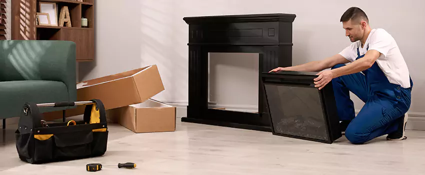 Old Rusted Metal Fireplace Repair And Replacement in Wentzville, MO
