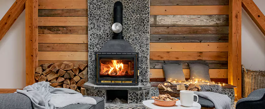 Thelin Hearth Products Direct Vent Gas Stove Fireplace Inspection in Wentzville, Missouri